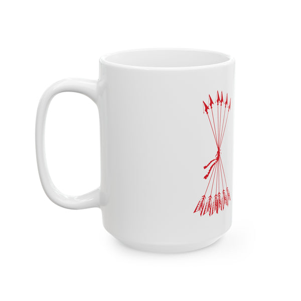 HSI SRT SIXREDARROWS COFFEE MUG