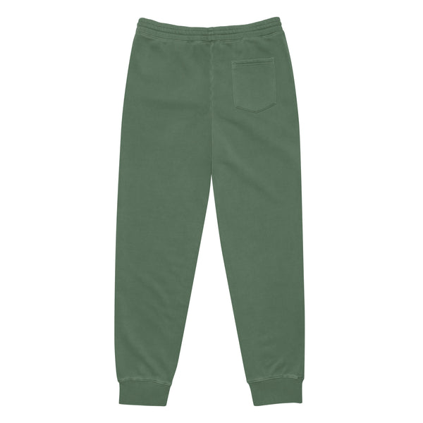JRT Embroidered Unisex Pigment Alpine Green Joggers