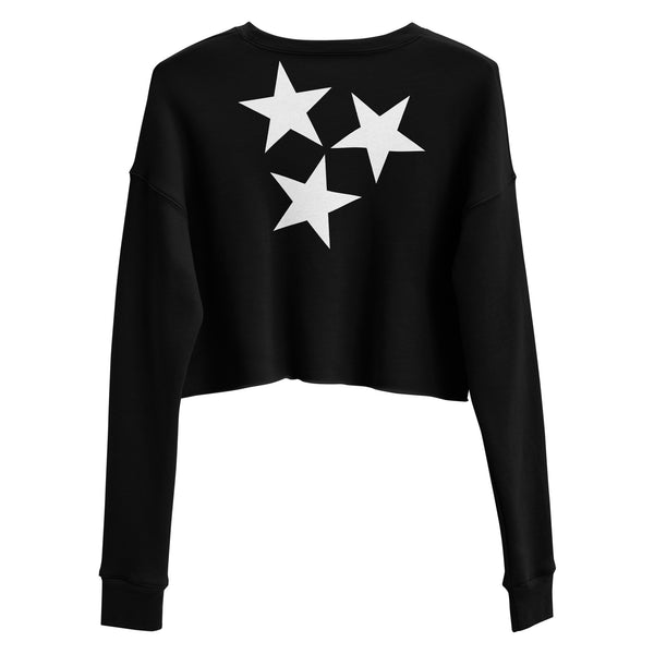 JRT Tristar Black Cropped Sweatshirt