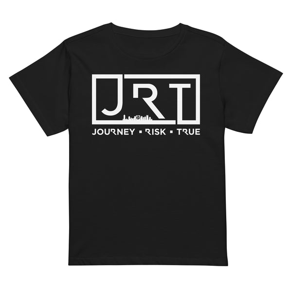 JRT Nashville Skyline Women’s High-Waisted Black Shirt