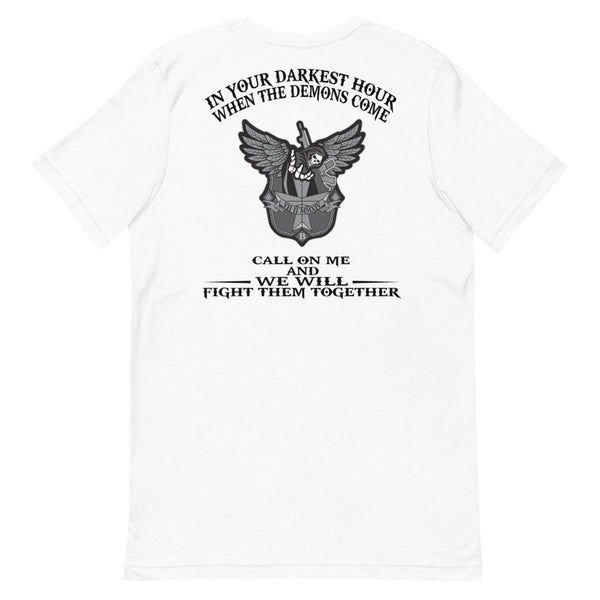 BERGEN COUNTY BRAVO SQUAD DARKEST HOUR LOGO TEE