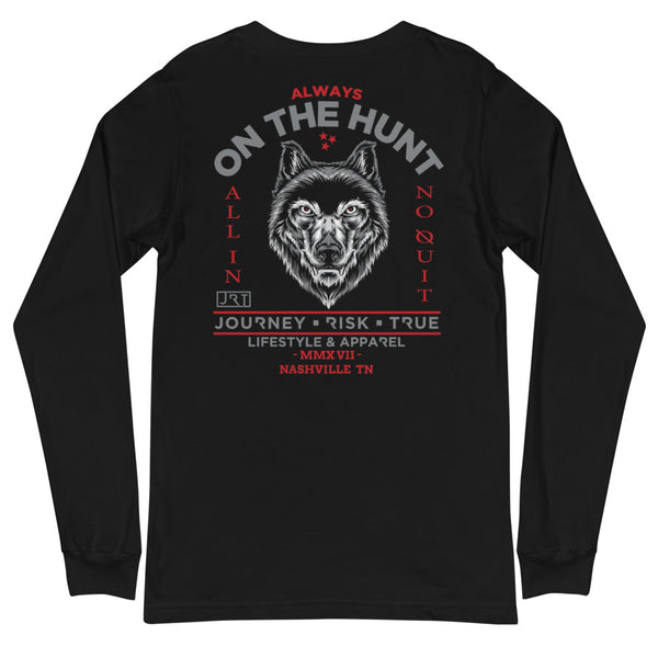JRT THE HUNT RED LOGO LONG SLEEVE