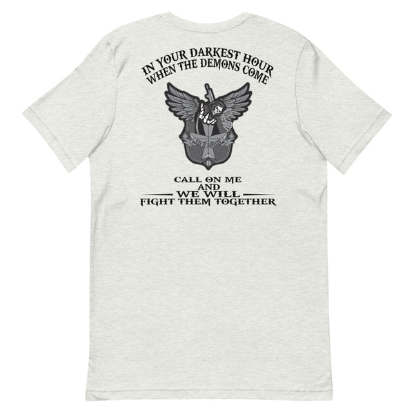 BERGEN COUNTY BRAVO SQUAD DARKEST HOUR LOGO TEE