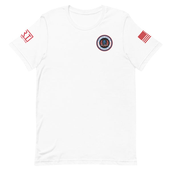 BERGEN COUNTY NEGOTIATIONS TEAM AMERICAN LOGO TEE