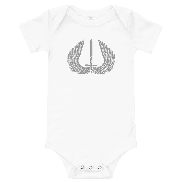 BERGEN COUNTY GREY LOGO TODDLER JUMPSUIT