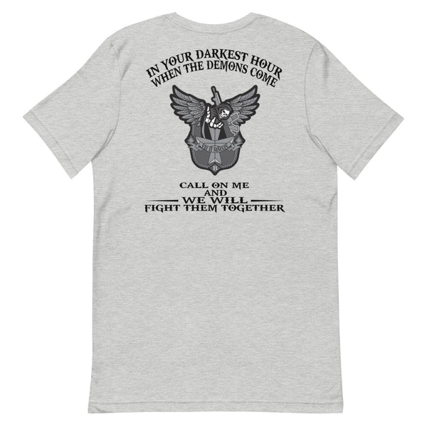 BERGEN COUNTY BRAVO SQUAD DARKEST HOUR LOGO TEE