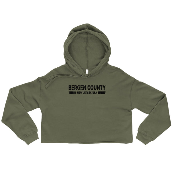 Bergen County Made Crop Hoodie