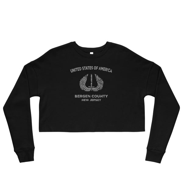 Bergen County Retro Crop Sweatshirt