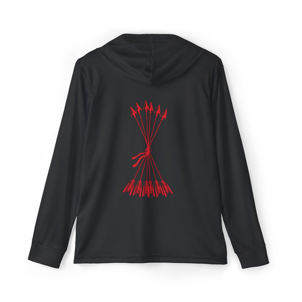 HSI SRT SIXREDARROWS BLACK PERFORMANCE HOODIE