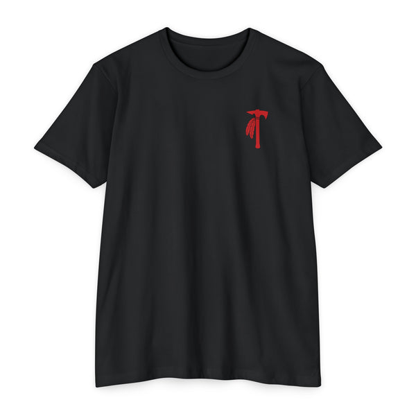 TSS Red Tomahawk Left Chest Tee