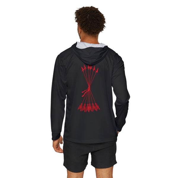 HSI SRT SIXREDARROWS BLACK PERFORMANCE HOODIE