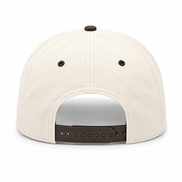 JRT Nashville Cream Brown Mid Crown Snapback