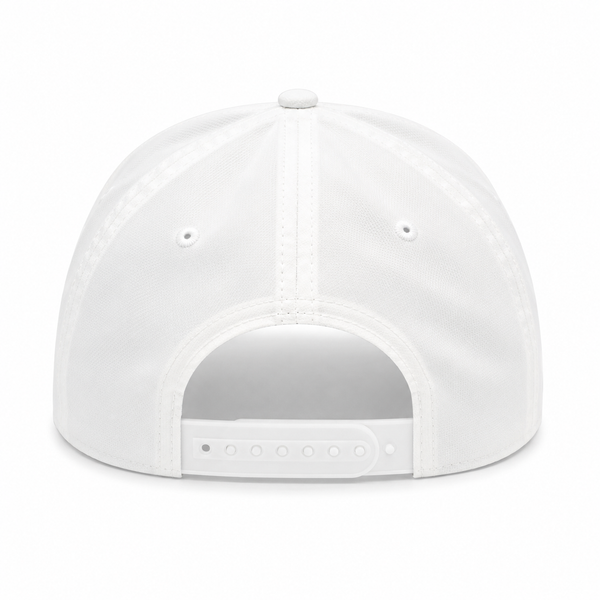 JRT White Performance Snapback Hat