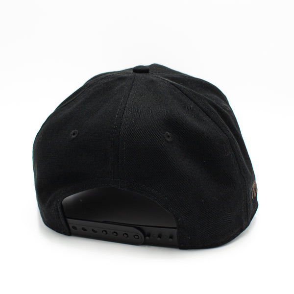 Guitar Black Snapback Hat