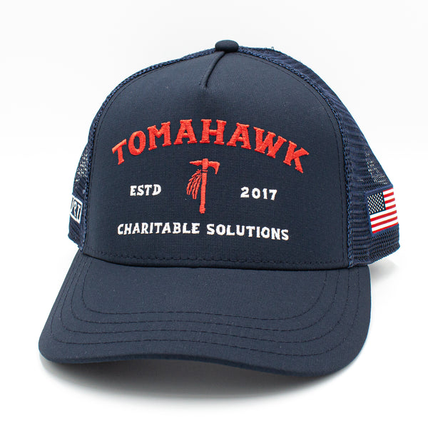 Tomahawk Charitable Navy Performance Meshback Hat