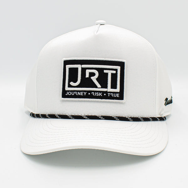 JRT White Performance Snapback Hat