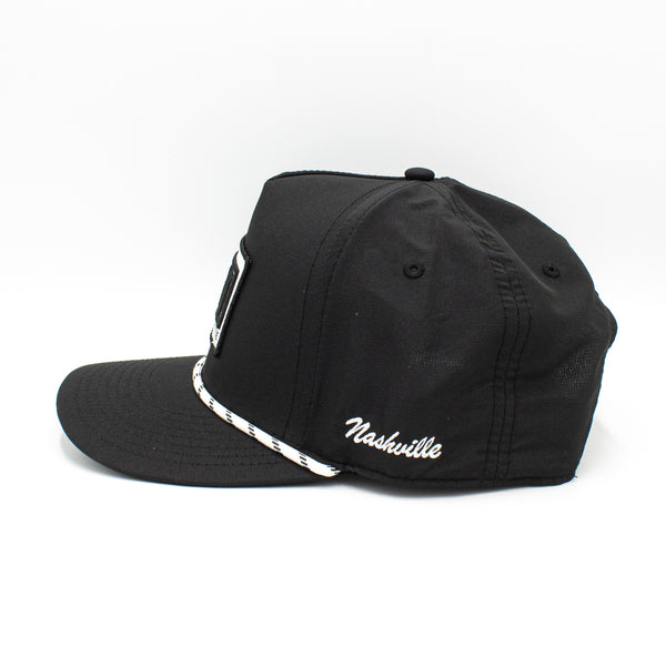 JRT Black Performance Snapback Hat