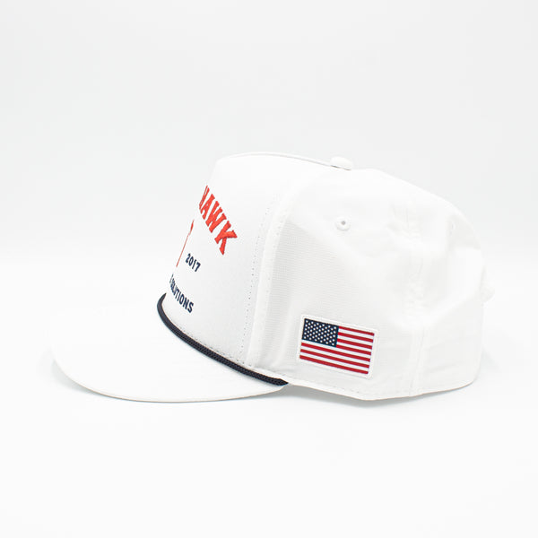 Tomahawk Charitable Performance  Snapback Hat USA White