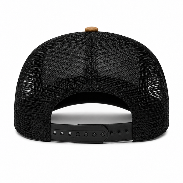 JRT Tobacco Suede Black Meshback