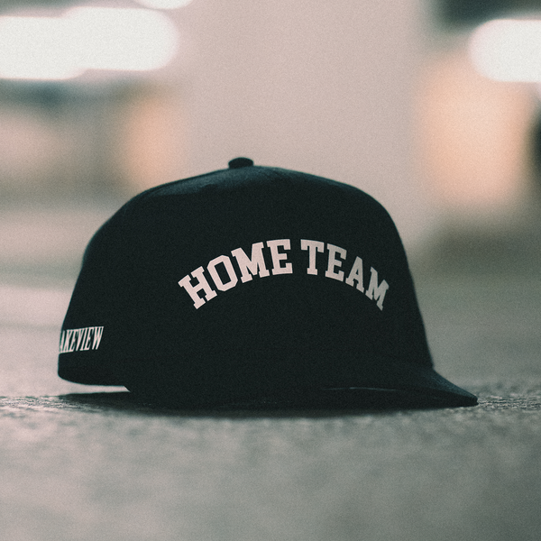 Lakeview Home Team Black Snapback Hat