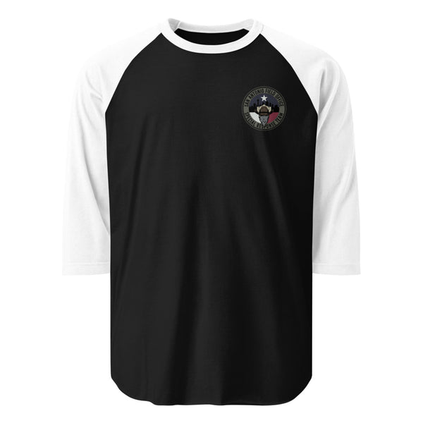San Antonio SRT Logo Baseball Tee - Black/White