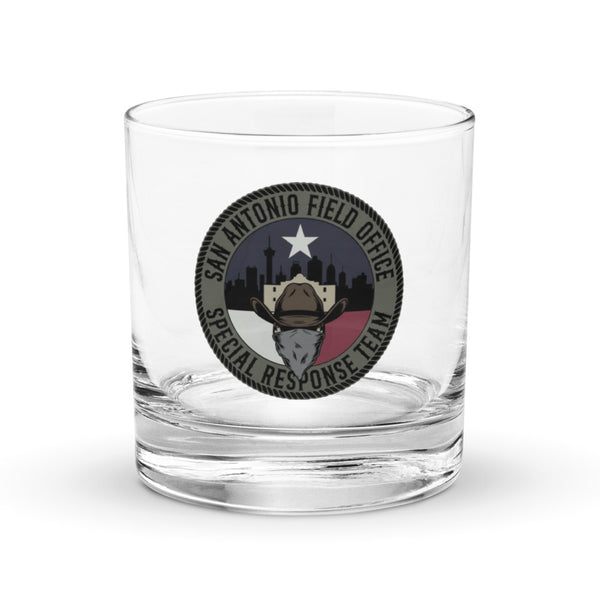 San Antonio SRT Rocks Glass