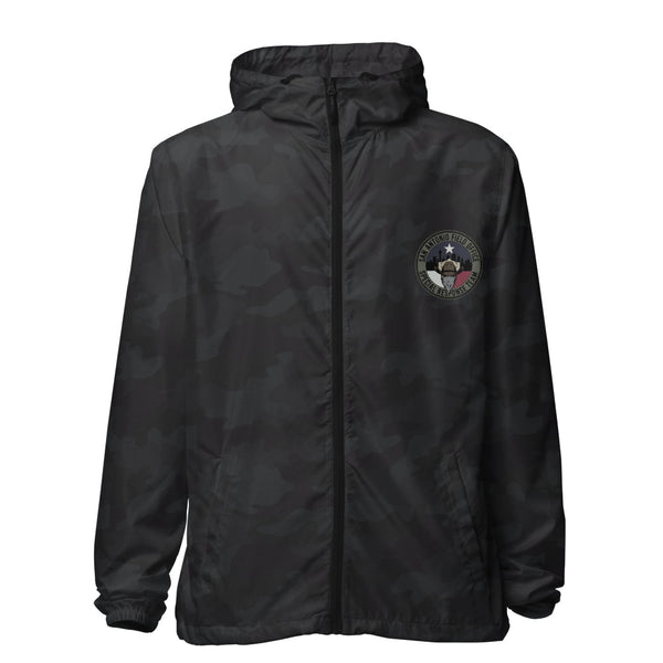 San Antonio SRT Logo Windbreaker Jacket - Black Camo