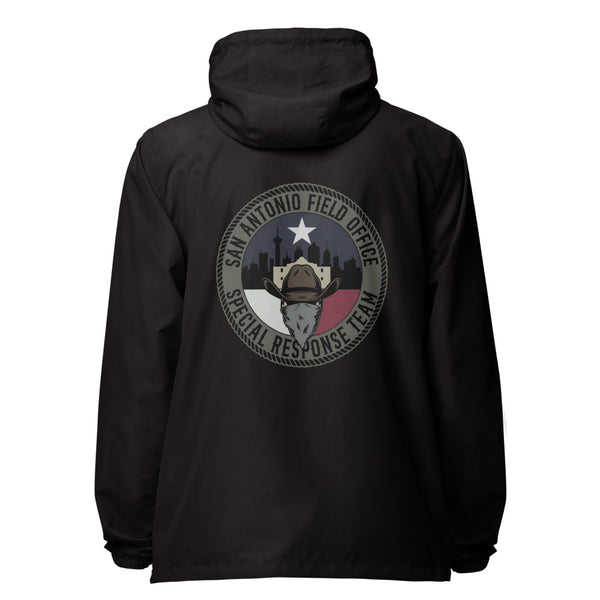 San Antonio SRT Windbreaker Jacket - Black back
