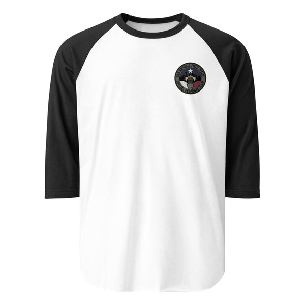 San Antonio SRT Logo Baseball Tee - White/Black