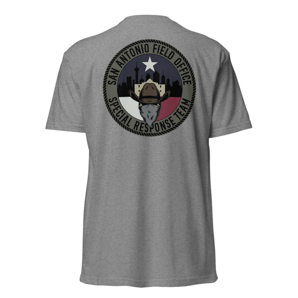 San Antonio SRT Tee - Dark Heather Gray back
