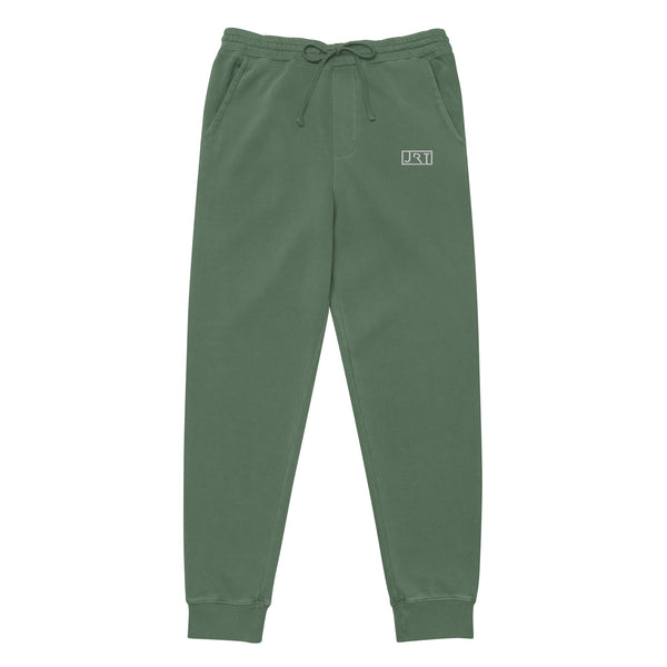 JRT Embroidered Unisex Pigment Alpine Green Joggers