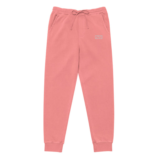 JRT Embroidered Unisex Pigment Pink Joggers