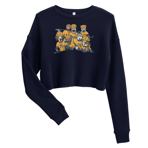 Dog Squad Crop Sweatshirt